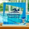Eloise Swimming Full Colour Printed Glass Award