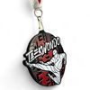Rincon Colour Taekwondo Black Acrylic Medal
