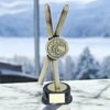Ibarra Skiing Handmade Metal Trophy