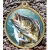 Carp Fishing Texture Print Gold Medal