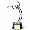 Valencia Tennis Player Handmade Metal Trophy