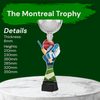 Montreal Cricket Gloves Silver Cup Trophy
