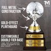 Arena Silver Metal Football Trophy