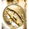 Trout Fishing Texture Classic Print Gold Medal