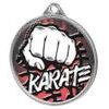 Karate Colour Texture 3D Print Silver Medal