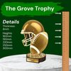 Grove Classic American Football Real Wood Trophy
