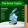 Grove Ski Jumping Real Wood Trophy