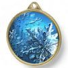 Snowflake Texture Print Full Colour 55mm Medal