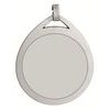 Teardrop Logo Insert Silver Brass Medal 42mm