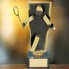Murcia Badminton Handmade Metal Trophy