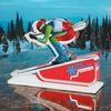 Stenmark Custom Logo Acrylic Skiing Trophy