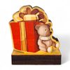 Traditional Christmas Gift Real Wood Decoration (75mm)