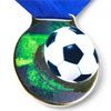 Vulcan Football Gold Texture Print Medal