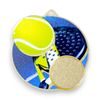 Aurum Padel Tennis Stainless Steel Logo Insert Medal