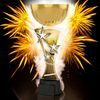 Triple Star Classic Tennis Gold Trophy Cup