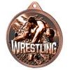 Wrestling Classic Texture 3D Print Bronze Medal