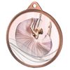 Ballet Colour Texture 3D Print Bronze Medal