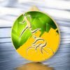 Aurum Duathlon Stainless Steel Medal