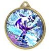 Speed Skater Colour Texture 3D Print Gold Medal