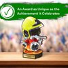 Grove Firefighter Real Wood Trophy
