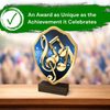Arden Music Real Wood Shield Trophy
