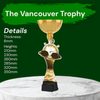 Vancouver Classic Swimming Goggles and Stopwatch Gold Cup Trophy