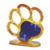 Hooch Dog Brown Paw Print Trophy