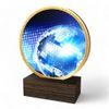 Holt Colour Disco Ball Real Wood Trophy