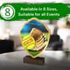 Arden Softball Real Wood Shield Trophy