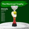 Montreal Tennis Racket and Ball Silver Cup Trophy