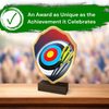 Arden Archery Real Wood Shield Trophy