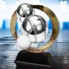 Onyx Stainless Steel Petanque Trophy