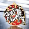 Aurum Kung Fu Stainless Steel Medal