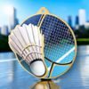 Aurum Badminton Stainless Steel Medal
