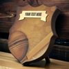 Heraldic Birchwood Cricket Sepia Shield