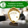 Arden Classic Poker Card Games Real Wood Shield Trophy