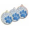 Hercules Texture Print Dog Paw Medal