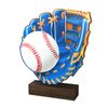 Sierra Baseball Mitt Real Wood Trophy