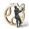Acacia Tennis Bronze Eco Friendly Wooden Medal