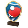 Arden Table Tennis Real Wood Shield Trophy