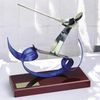Barcelona Water Skiing Handmade Metal Trophy