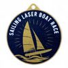 Quantum Sailing Laser Boat Race Stainless Steel Medal