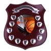 Mercia Basketball Mahogany Wooden 11 Year Annual Shield