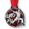 Giant Kung Fu Black Acrylic Medal