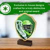 Arden Lacrosse Real Wood Shield Trophy
