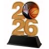 Basketball Year Trophy – Sports Award with Year Selection