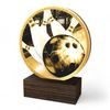 Holt Classic Tenpin Bowling Real Wood Trophy