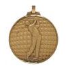 Diamond Edged Male Golf Ball Bronze Medal