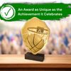 Arden Classic Basketball Real Wood Shield Trophy