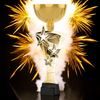Triple Star Classic Ice Hockey Gold Trophy Cup